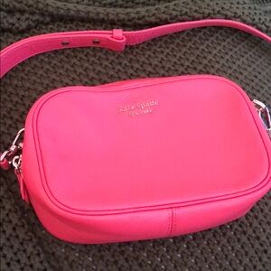 Kate Spade Pink Crossbody Bag with Adjustable Strap